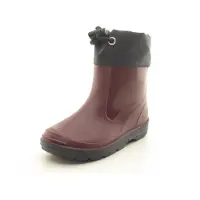 Beck Bottes en caoutchouc bleu foncé / bordeaux