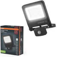 Osram ENDURA Flood Sensor, projecteur extérieur, 50W, 4000K, gris, IP65 – Conditionnement : 1 pièce, Puissance : 50 watts, Température de couleur : 4000K