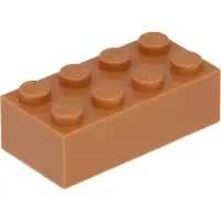 LEGO 100 x briques 2 x 4, nougat