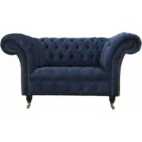 Xl Moebel Gmbh Chesterfield Sofa 1,5 Sitzer Designer Couchen Couch Stoff Polster Textil