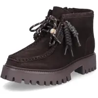 GUESS Botte à lacets pour femmes , modèle Fardina, couleur marron