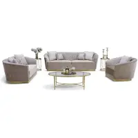 AEA Ensemble de canapés 3+2+1 Canapé en tissu Canapé Fauteuil Textile Tissu Rembourrage Groupe Cuir