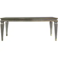 AEA Esstisch Weiß Esszimmer Holz Möbel Design Elegantes Tisch Luxus Stil