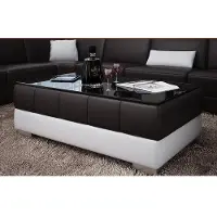Xl Moebel Gmbh Designer Couchtisch Polster Tisch Leder Glas Moderner Tisch Glastische