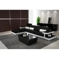 AEA Leder Modern Couch Wohnlandschaft Ledersofa Sofagarnitur Sofa L-Form Möbel