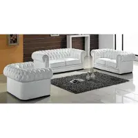 AEA Chesterfield Couchen Sofas Polster Leder 32 Sitzer Sofagarnitur Garnituren Set