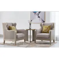 AEA Ensemble de canapés 3pcs Set 2x fauteuils table d'appoint Canapé Set