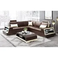AEA Moderne Wohnlandschaft Ecksofa Eckcouch Design Sofa Sitz Garnituren 2tlg Polster