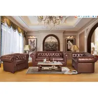 AEA Chesterfield Couch Sofa 2+1 Sitzer Leder Couch Sitz Garnitur Sofa Garnituren 2+1