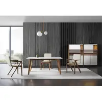 AEA Salle à manger Meubles design italien Set complet table chaises vitrines armoire