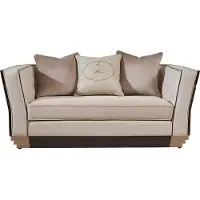 AEA Klassische Design Couch Sitz Polster Komplett Set Garnitur 3+2+1 Holz Textil