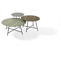 AEA Set 3x tables basses tables design tables de salon rondes Nouveau