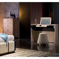 AEA Schminktisch Hocker Komplett Set Kommode Schlafzimmer 2tlg. Konsole Garnitur
