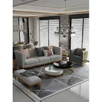 Xl Moebel Gmbh Chesterfield Textil Couch Polster Sitz Garnitur 3+1+1 Sitzer Designer Couchen