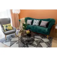 AEA Designer Garnitur Edel Stahl Textil Stoff Sofa Polster Couch 3+1 Garnituren