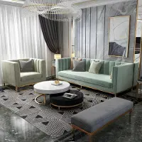 Xl Moebel Gmbh Dreisitzer Couch Polster Design Sofa 3er Sitz Sofas Zimmer Grün Chesterfield