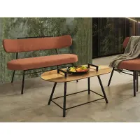 AEA Banc Salon Banc rembourré Tissu Table basse textile