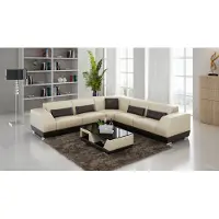 Xl Moebel Gmbh Ledersofa mit USB Wohnlandschaft Ecksofa Eck Garnitur Design Modern Sofa G8024B