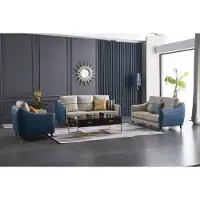 AEA Sofagarnitur 3+1 Sitzer Set Design Sofas Polster Couchen Leder Relax Moderne