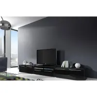 AEA Hochglanz Wohnzimmer Sideboard Modern Lowboard TV-Ständer Möbel