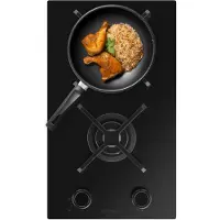 Cecotec Bolero Squad G 2400s Nano Glass Gas Hob 29 Cm Noir,Argenté