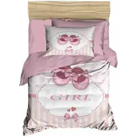 L'essentiel Maison , PH18, Baby-Bettbezug-Set, Pulver, 100 x 150 cm