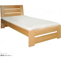 AEA Holzbett Echtes Holz Bett Betten Hotel 100x200 Stil Massive Möbel Schlafzimmer