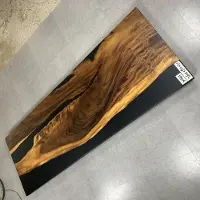 AEA Epoxid harz esstisch echtes holz massive möbel wasserfall epoxy tisch 260x91cm