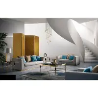 AEA Ensemble de canapés 3+2+1 places design Canapés rembourrés Canapé cuir Relax Moderne