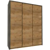 AEA Kleiderschrank Garderobe Schlafzimmerschrank Kleiderstange Holzwerkstoff