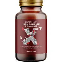BrainMax Iron Complex, bisglycinate de fer, 25 mg, 50 gélules végétales