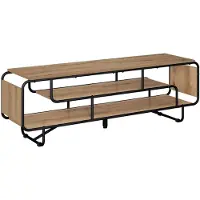 vidaXL Support TV , 140 x 36 x 45 cm, bois stratifié imitation chêne artisanal