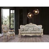 Xl Moebel Gmbh Sofagarnitur Klassische Luxus Sofas Sessel Wohnzimmer set 3+1 Sitz Chesterfield