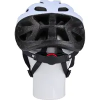 24.Se Casque de vélo 55–58 cm – Jugulaire réglable, léger et doté d'aérations – Taille M – Blanc