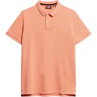 Superdry Vint Destroy Short Sleeve Polo Orange XL Homme