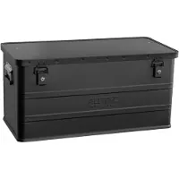 Alutec Aluminiumbox Classic 93 Schwarz, 93 ltr., (LxBxH) 750 X 350 X 355 mm