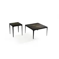 Xl Moebel Gmbh Table basse de luxe Table carrée Meubles Aménagement Salon Noir
