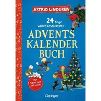 Sonstige Verlage 24 jours remplis d'histoires. Livre de l'Avent : Calendrier de l'Avent à lire, avec des pages détachables et 8 histoires d'Astrid Lindgren pour les enfants à partir de 6 ans