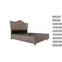 AEA Luxus Bett mit Kingsize Matratze Hotelbett Bettkasten Schlafzimmer Betten