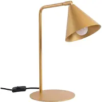 Sollux Lampe de bureau NOX doré 1xE14 10W acier 35x18x18cm Lighting