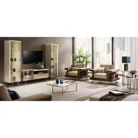 AEA Meuble TV bas avec beaucoup d'espace de rangement – Pour un rangement ordonné.