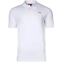 HUGO BOSS T-Shirt 'Donos' noir / blanc