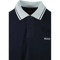 BOSS pour homme. 50561815 Blocs Polo marine (XXL), Casuel, Coton, Manche courte