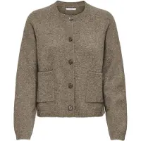 ONLY Cardigan 'ONLPiemonte' marron chiné