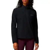 Columbia - Polaire chaude et déperlante zippée - Superior Summit Grid Full Zip Black pour Femme - Taille L - Noir