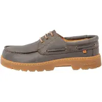 El naturalista unisex. 252581150005_0B0 Chaussures en cuir N5258 Nomada bleu grisâtre (44), Plat, Lacets, Casuel
