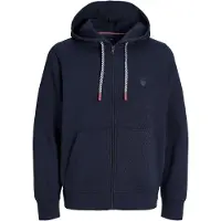 Jack & Jones Ronaldo Full Zip Sweatshirt Bleu M Homme