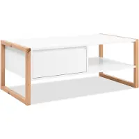 CALICOSY - Table Basse avec Tiroir L100 cm - DENVER