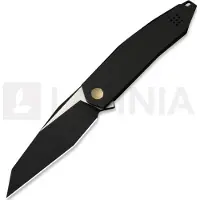 We Knife Couteau pliant Tally, Black Titanium, Black Stonewash