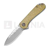 CIVIVI Couteau pliant Elementum, Polished Ultem, Satin Rock-Grind